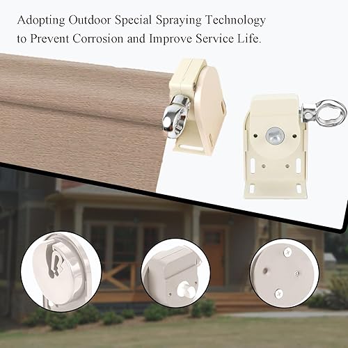 Miniatura 5 de Coolaroo - Soporte de persiana enrollable, piezas de repuesto para parasol de interiorexterior y persianas enrollables Coolaroo para exteriores