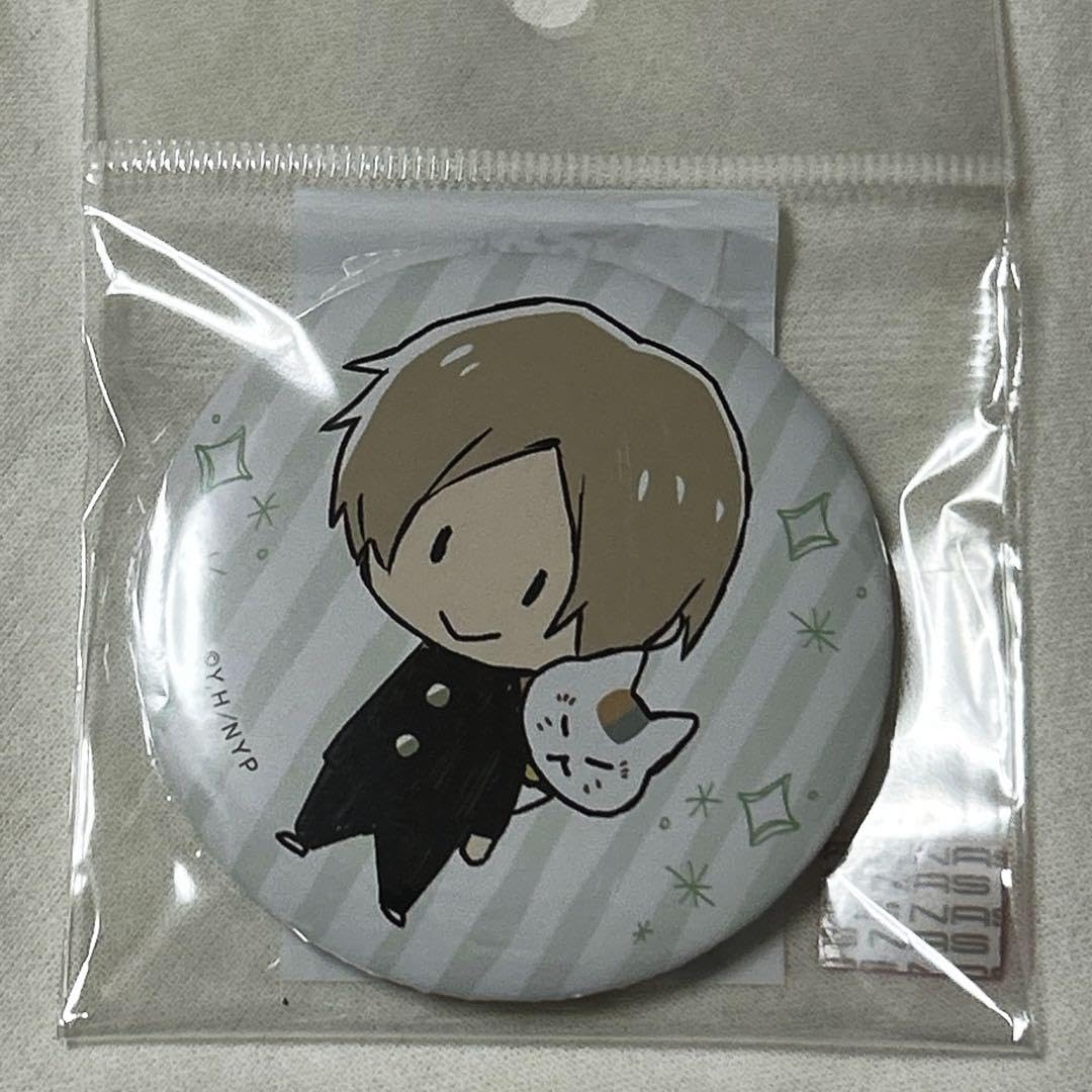 夏目友人帳 一番カフェ アクリルキーホルダー 缶バッジ