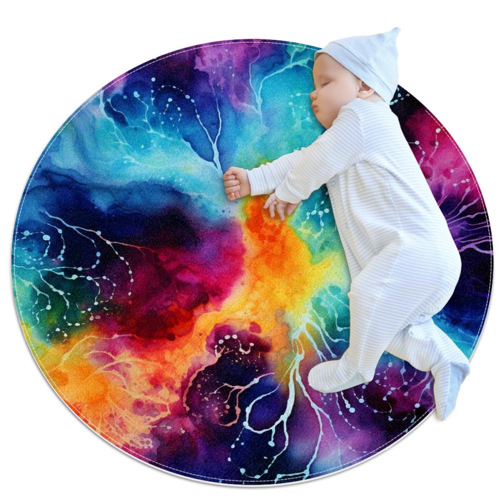 Tapis de salle de bain aquarelle antidérapant pour sécuriser la chambre d'enfant