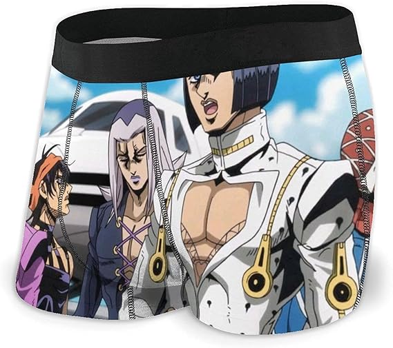 Amazon メンズ アニメ ブリーチ 通気 ボクサーブリーフ 漫画平角パンツ アニメキャラクターインナーフ吸汗 若い 青少年 人気かわい 男性服飾透気 抗菌小物下着立体設計の四角 ボクサー 通販