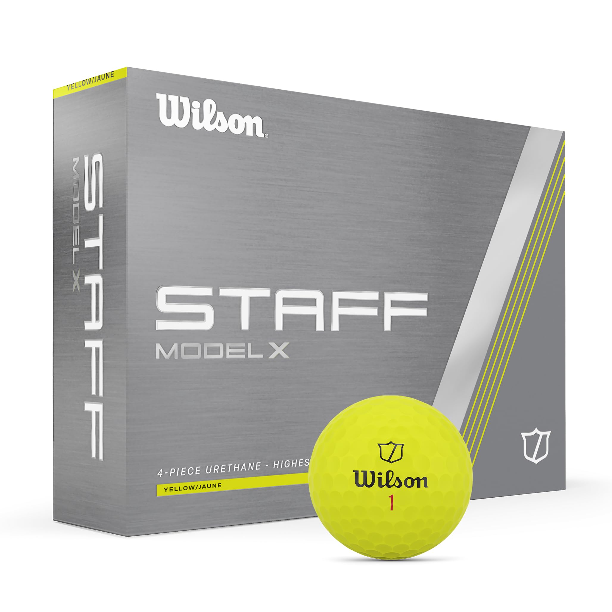 Amazon.com: WILSON 2024 Staff Model X Golf Ball - 12 Balls, Yellow