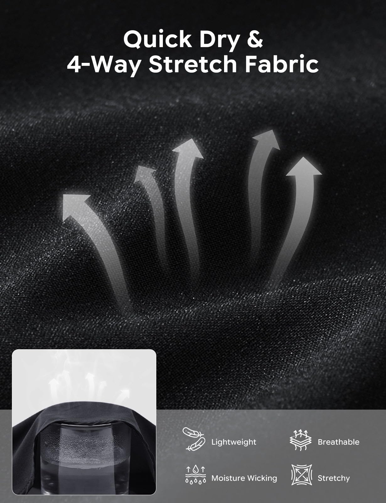 baleaf Spodenki do biegania damskie 7,5 cm spodenki treningowe szybkoschnące szorty sportowe z wysokim stanem spodenki treningowe, Czarny, M