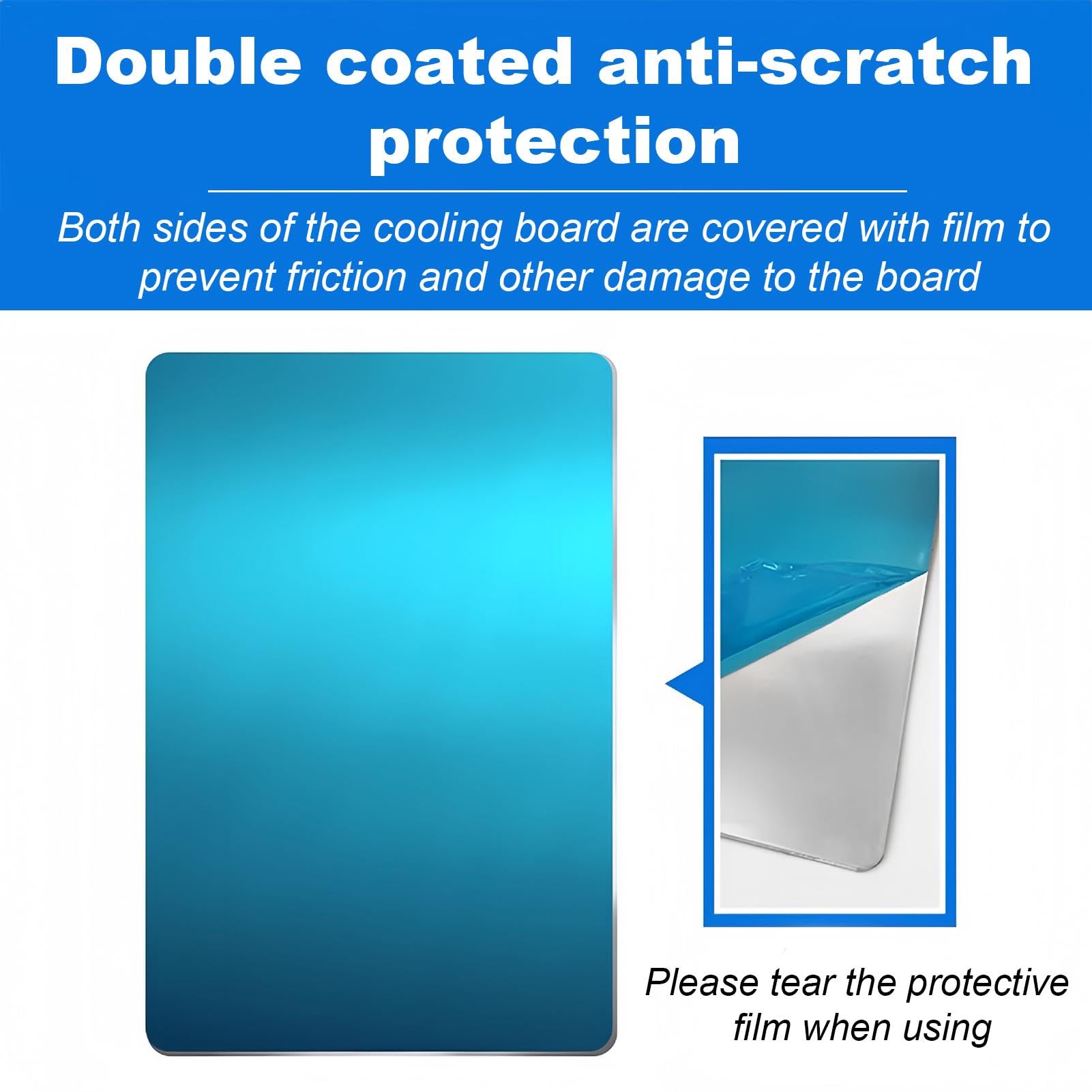 Aluminum Pet Cooling Pad, Rest Cooling Mat, Portable Cooling Mat, Aluminum Pet Cooling Pad, Cooling Mat with Washable & Easy to Clean Design for Rabbits Hamster Chinchilla