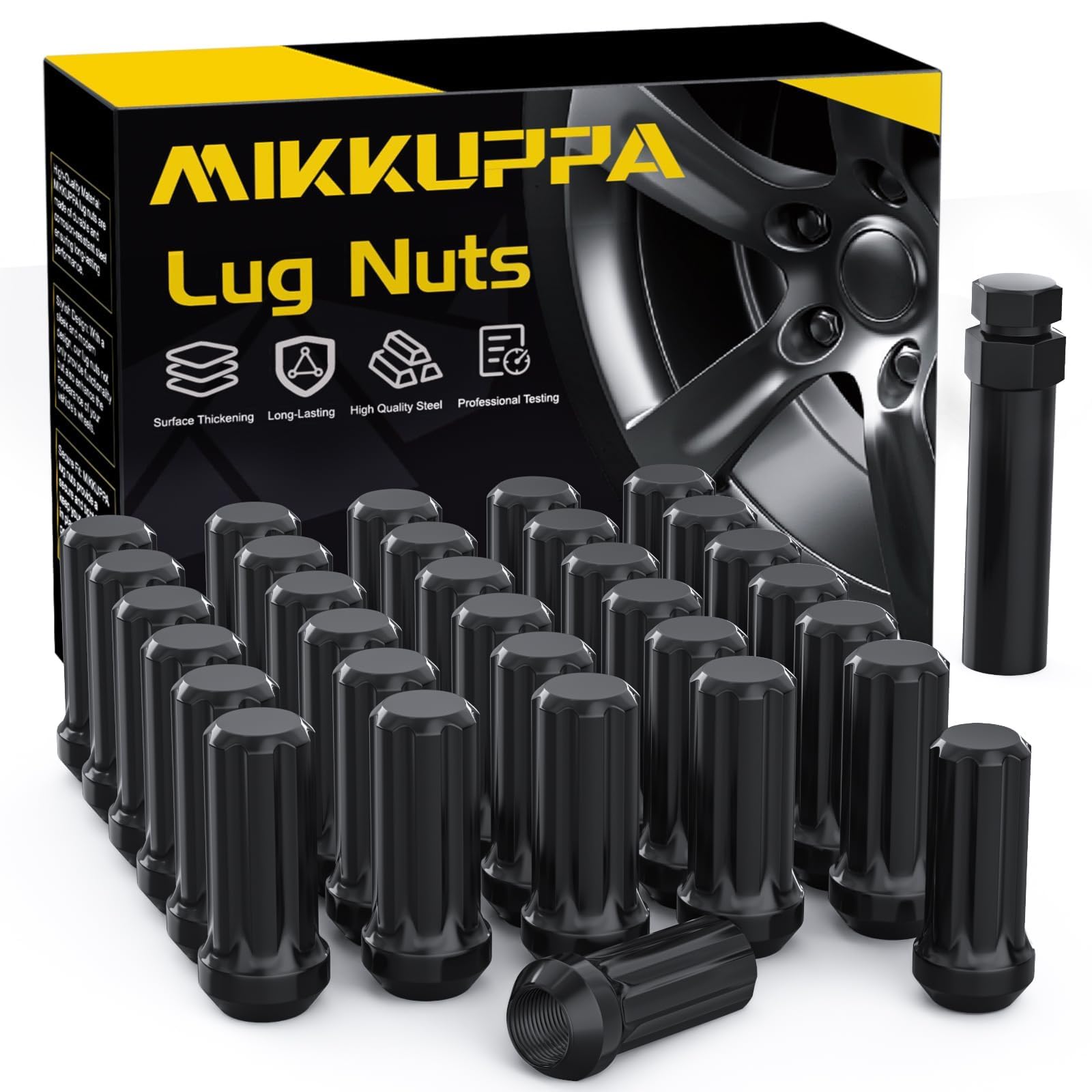 MIKKUPPA M14x1.5 Spline Lug Nuts
