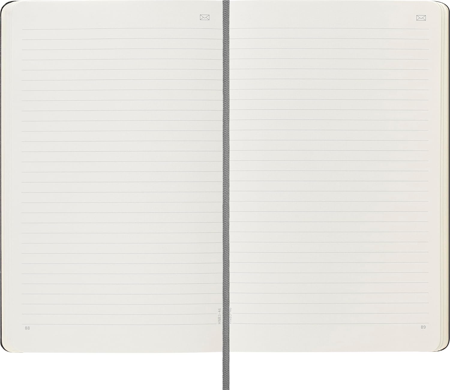 Moleskine Hard Cover Smart Notebook, Ruled/Lined, Large (5 x 8.25) Black