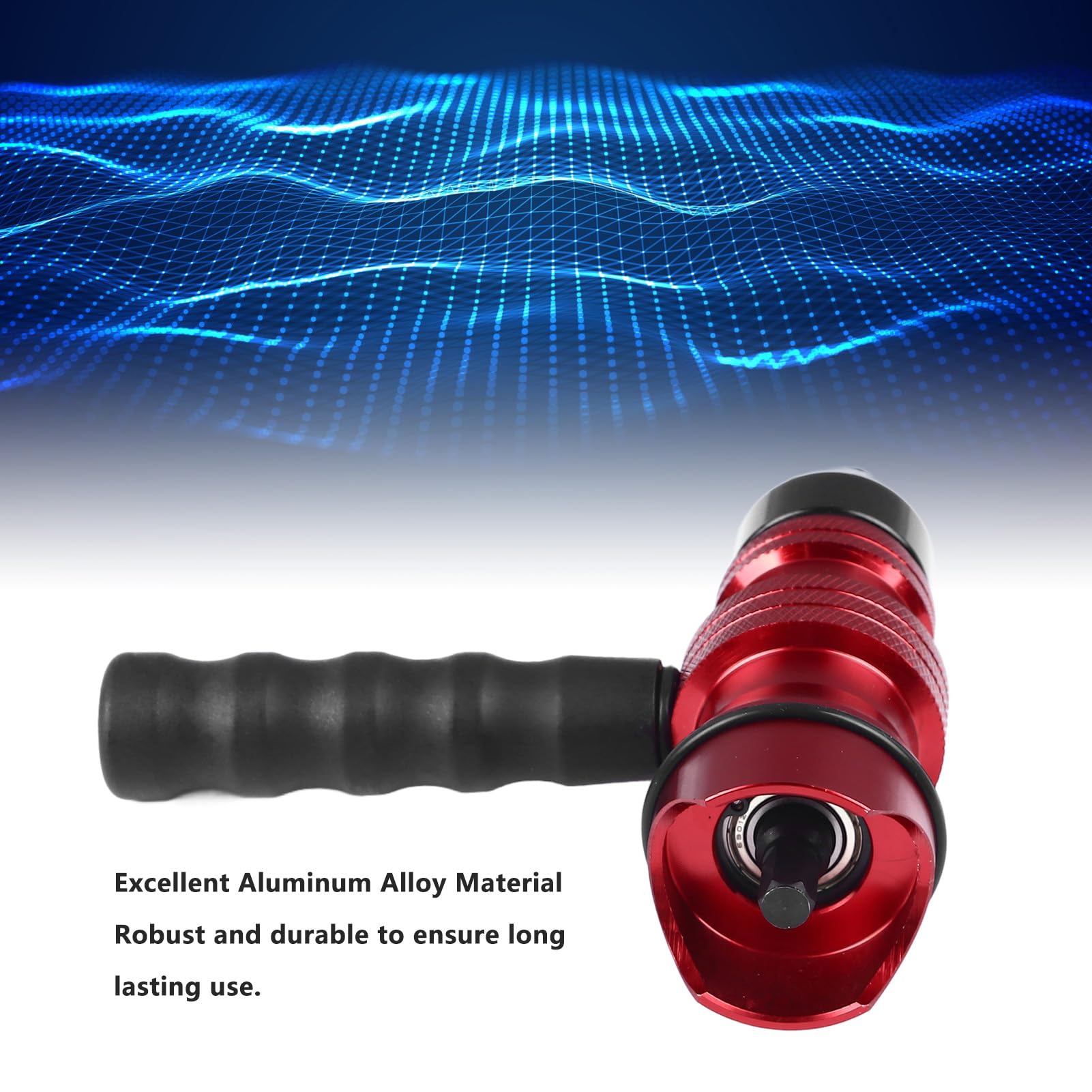 Alomejor Adattatore per Pistola per Rivetti in Lega di Alluminio Rossa per Un Efficiente Strumento di Rivettatura Elettrica Accessori Compatti e Portatili