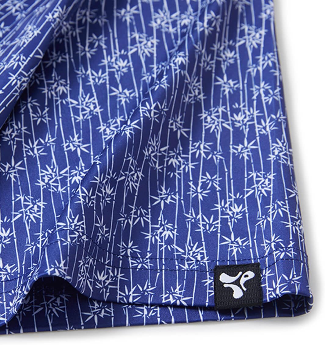 Men' s Golf Shirts Short Sleeve Print Performance Moisture Wicking Dry Fit Golf Polo Shirts for Men