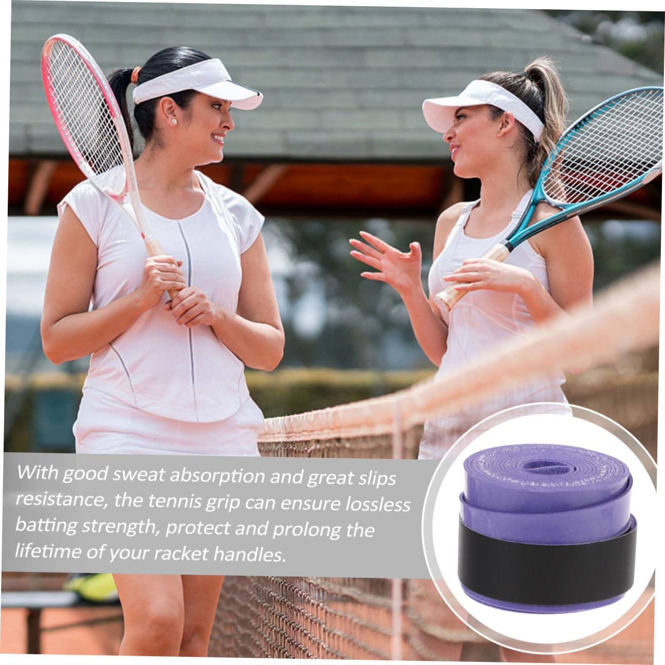 UPKOCH Colla per Racchette da Badminton overgrip per Racchette da Badminton Impugnatura Assorbente per Racchetta da Tennis bandalette strenne strenna Nastri per Racchette Leggeri