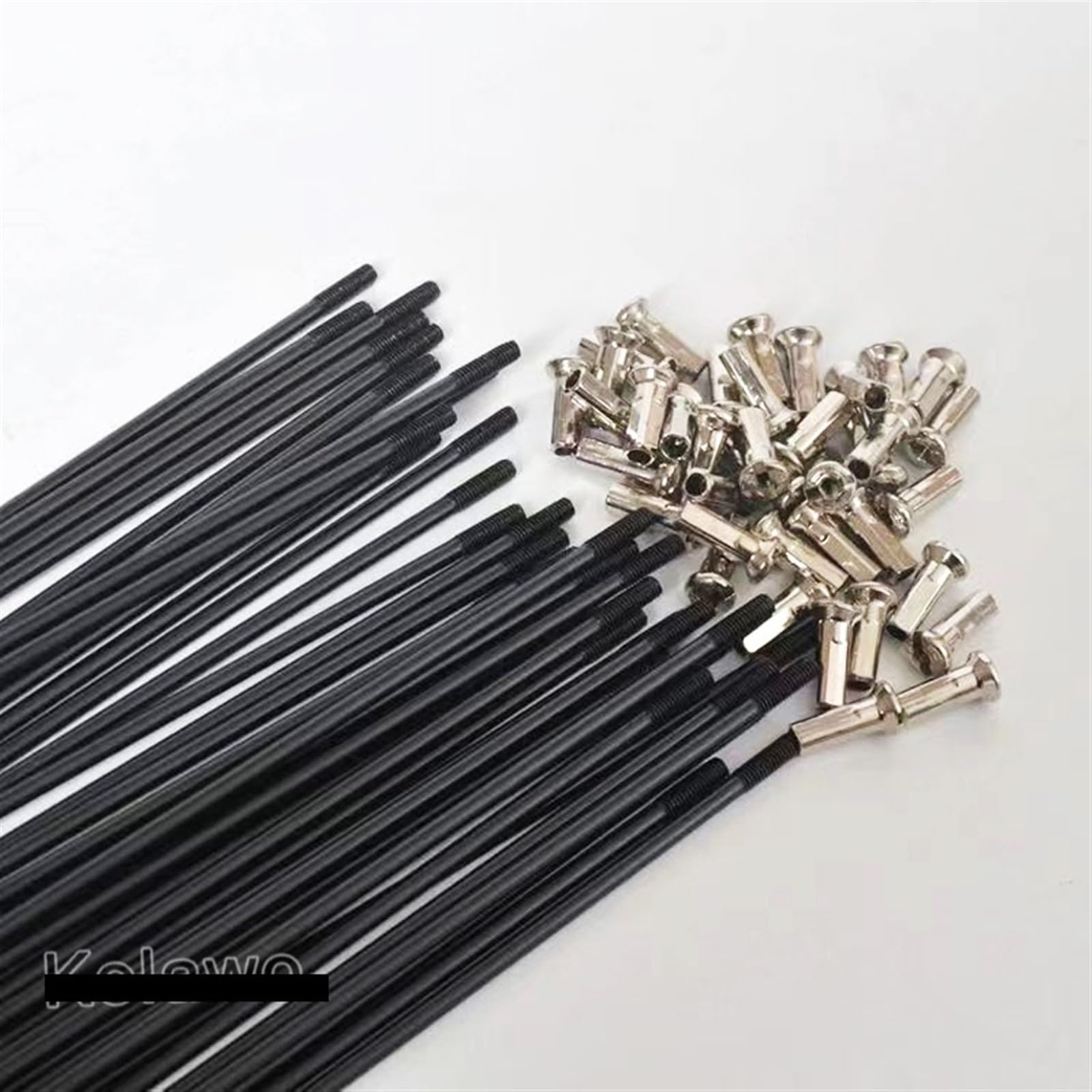 Lot De 20 Rayons Vélo 12G - Diamètre 2.6mm - Acier Haute Résistance - Personnalisables - Pour VTT / Route / Électrique - Anti-Corrosion