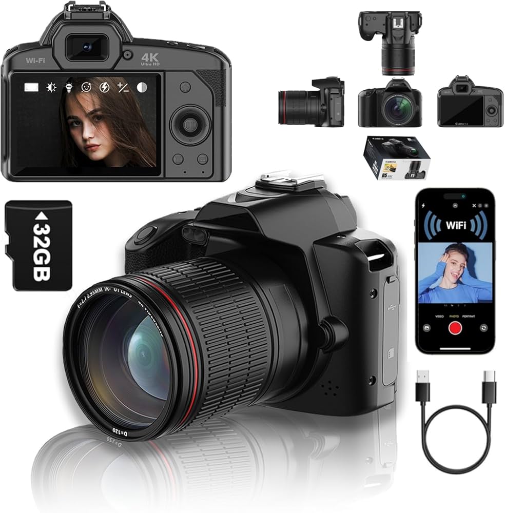 Amazon | SHINPURU 一眼レフカメラ デジタルカメラ wifi対応