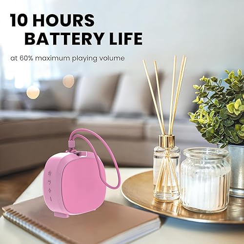 Miniatura 5 de Altavoz Bluetooth Reproductores multimedia portátiles, sonido estéreo claro y fuerte, altavoz inalámbrico de graves profundos con luces TWS IPX5,