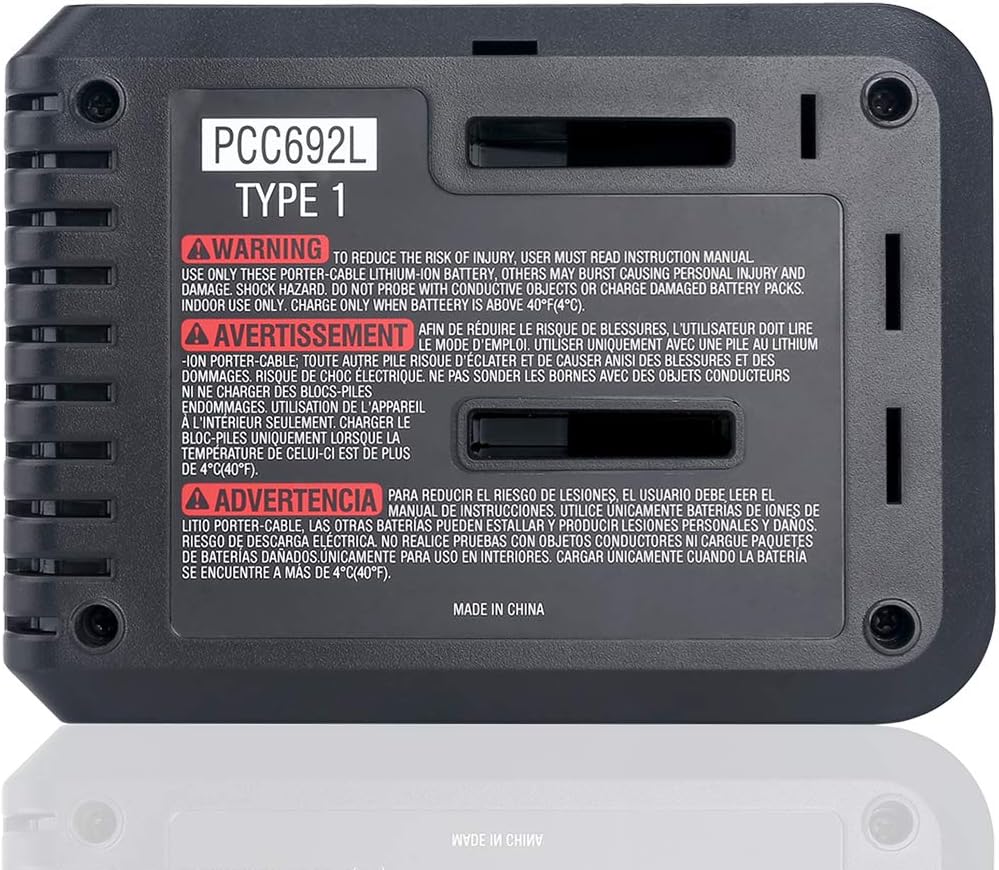 Lasica 20V Max Charger Compatible with Black & Decker 20v Battery and Compatible with Porter-Cable 20v Battery LBXR20 LBXR2020 PCC681L PCC685L PCC692L BDCAC202B 20-Volt Power Tool Charger - Image 7