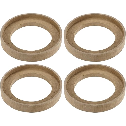 uxcell 4 Pcs Universal 4 Inch Speaker Subwoofer Mounting Spa