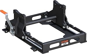 CURT 16574 S25 Sliding 5th Wheel Hitch for Short Bed Trucks, 25,000 lbs (Head Required)