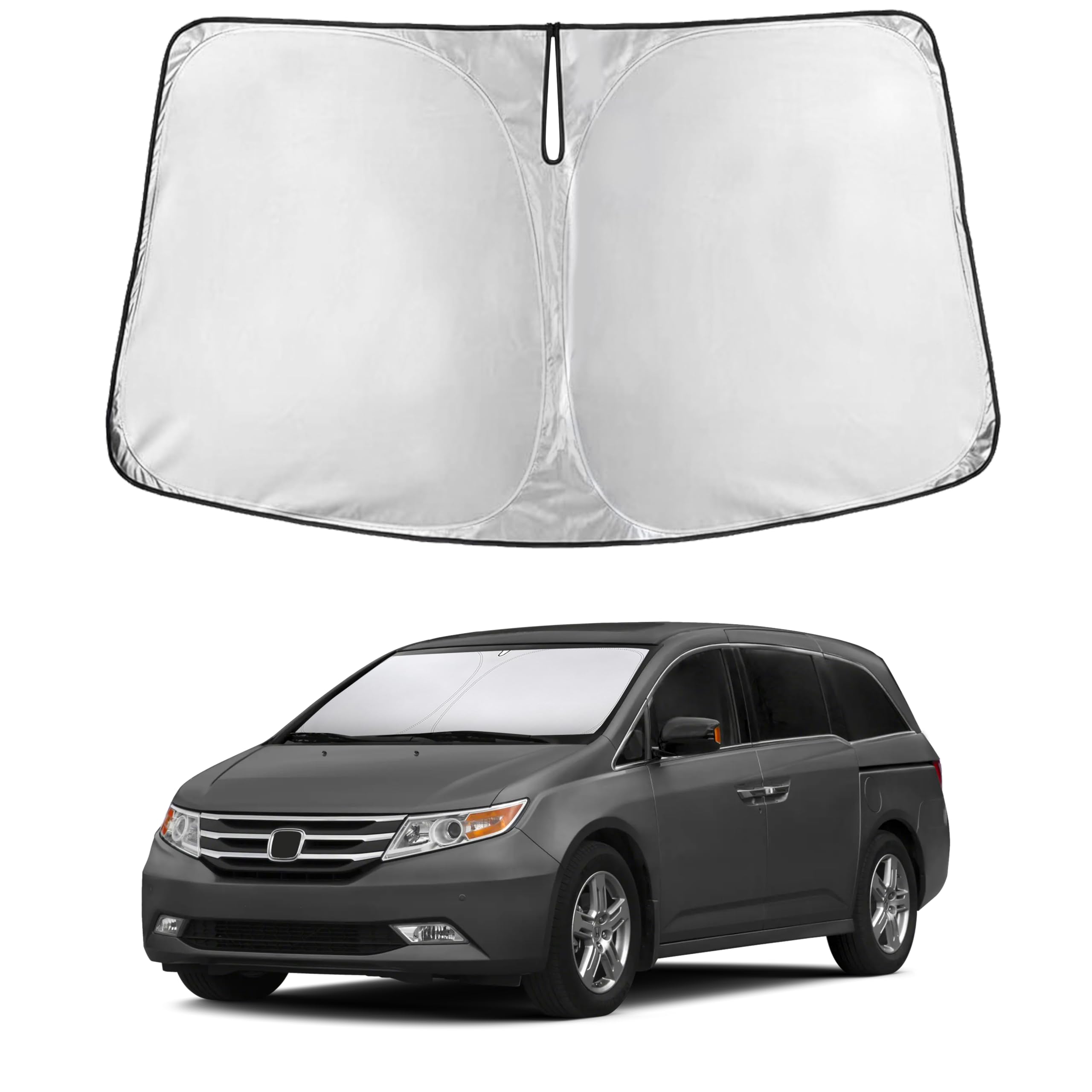 EcoNour Windshield Sunshade Compatible for Honda Odyssey 2011-2016 2017