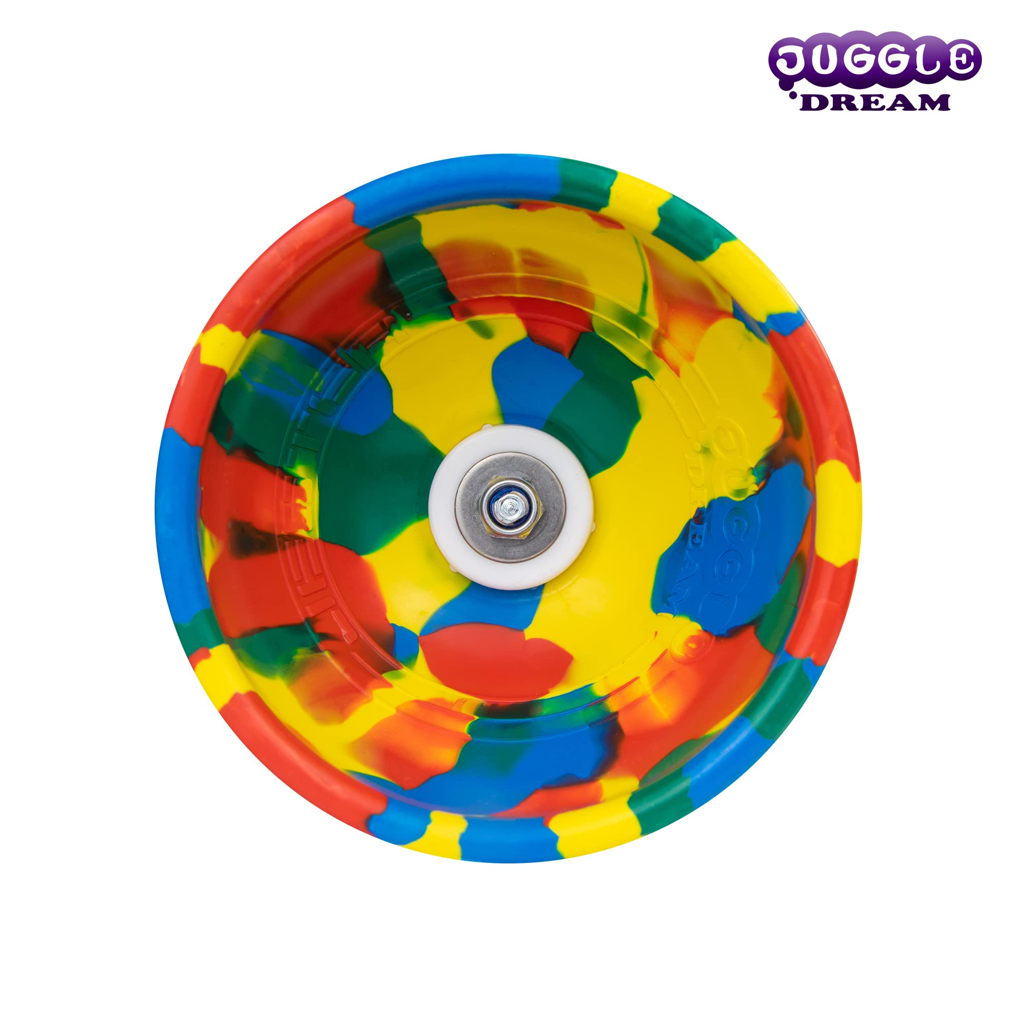 Juggle Dream Jester Cuscinetto a Sfera Diabolo, Bacchette in Alluminio, Video di Apprendimento Online – Giocattolo da Giocoleria Set (Multicolore)