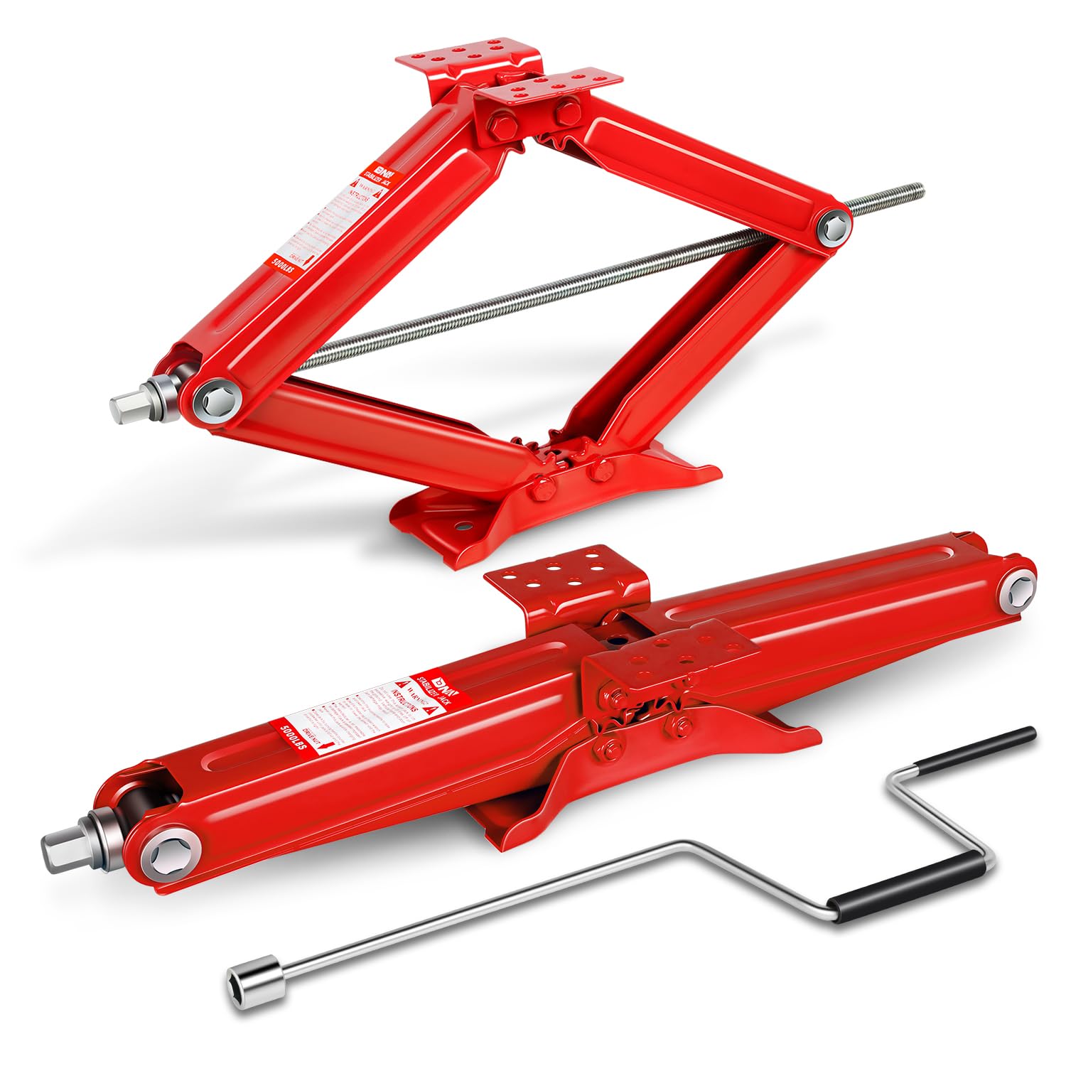 ●NO JACK HITTAZ Amazon.com: DNA MOTORING 2-Pack 5000lbs RV Trailer