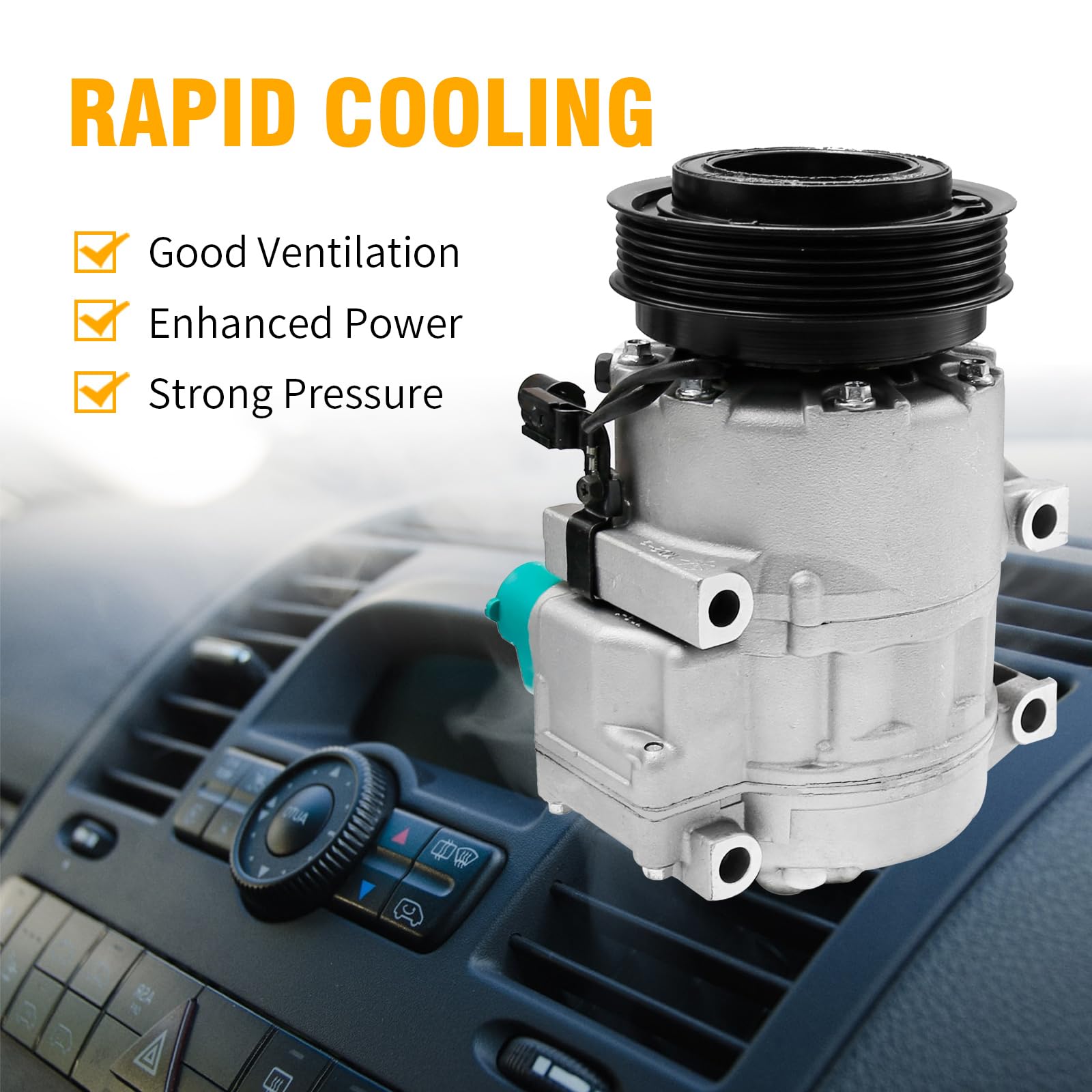 Car AC Compressor Car A/C Compressor For Hyundai & KIA Models ...
