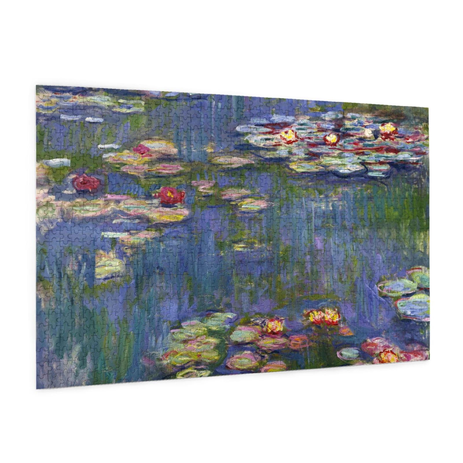 Amazon.co.jp: 1000ピース ジグソーパズル クロード・モネ 睡蓮 木製