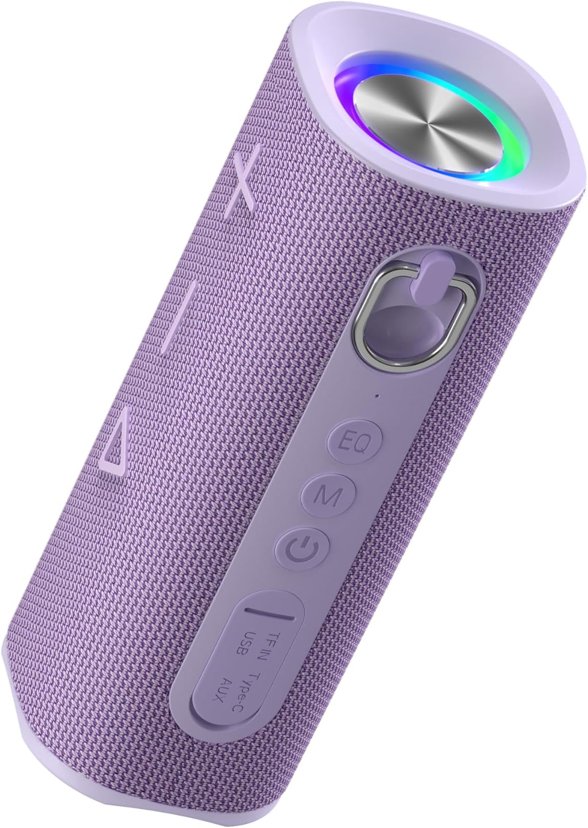 Portable Bluetooth Speakers with Lights,Teenager Gifts Speaker with Bass, 40W, IPX7 Waterproof, Bluetooth 6.0, 24H Playtime, Built-in MIC, TWS Portable Speaker for Gifts Slots for Micro SD Card