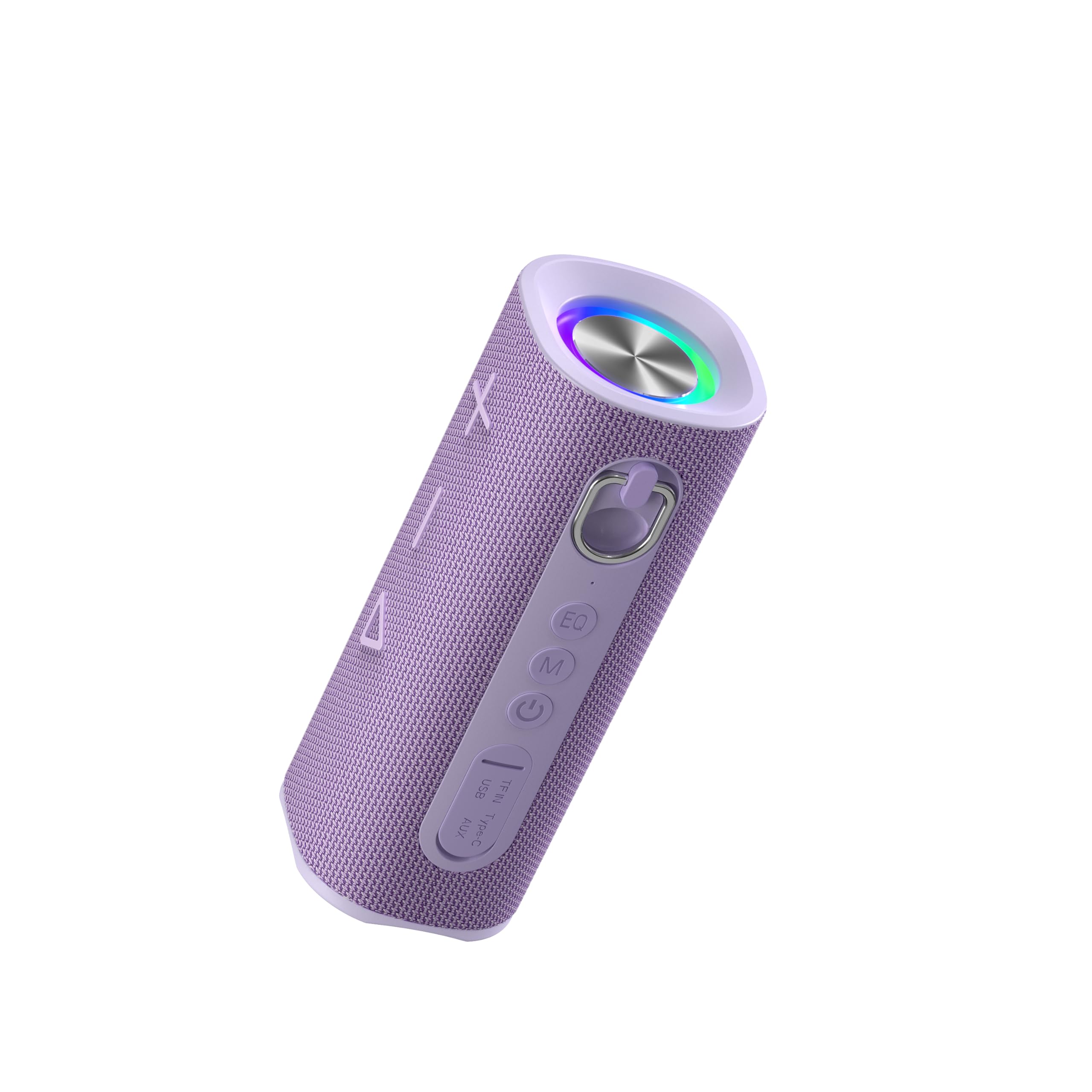 Portable Bluetooth Speakers with Lights,Teenager Gifts Speaker with Bass, 40W, IPX7 Waterproof, Bluetooth 6.0, 24H Playtime, Built-in MIC, TWS Portable Speaker for Gifts Slots for Micro SD Card