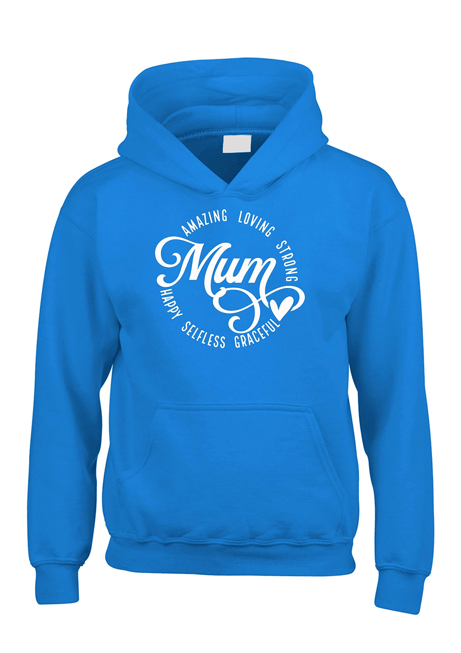 Sweat à capuche Best Mum Ever : le confort absolu d'un pull saphire Edward Sinclair