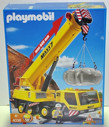Playmobil - 4036 - Jeu de Construction - Grue Mobile