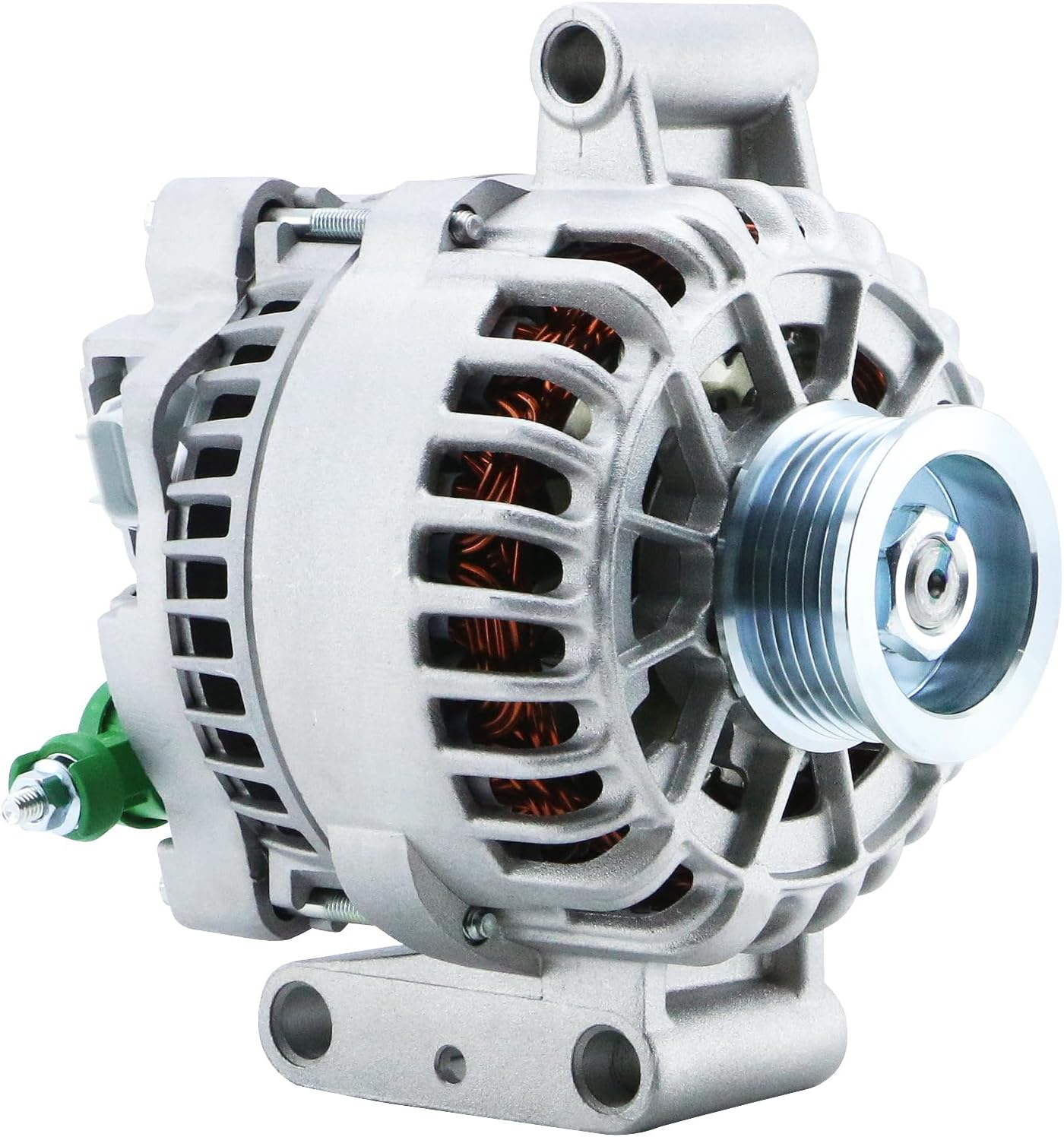 8406N New Alternator Compatible with 2005 2006 2007 Ford Focus 2.0 2.3 L4, 4S4T-10300-AC 4S4Z-10346-AB 7S4T-10300-AA 7S4Z-10346-A 5S4T-10300-AB 5S4T-10300-AC 5S4Z-10346-A 6S4T-10300-AD 6S4Z-10346-AA