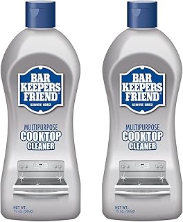 Bar Keepers Friend Multipurpose Ceramic and Glass Cooktop Cleaner | 13-Ounces | 2-Pack