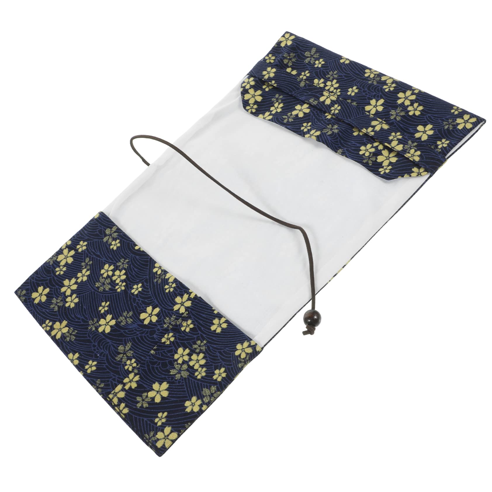 NUOBESTY 4pièces Housse De Tissu Pour Carnet Étui Décoratif Fait Main Couverture Ajustable Pour Protège-cahiers Et