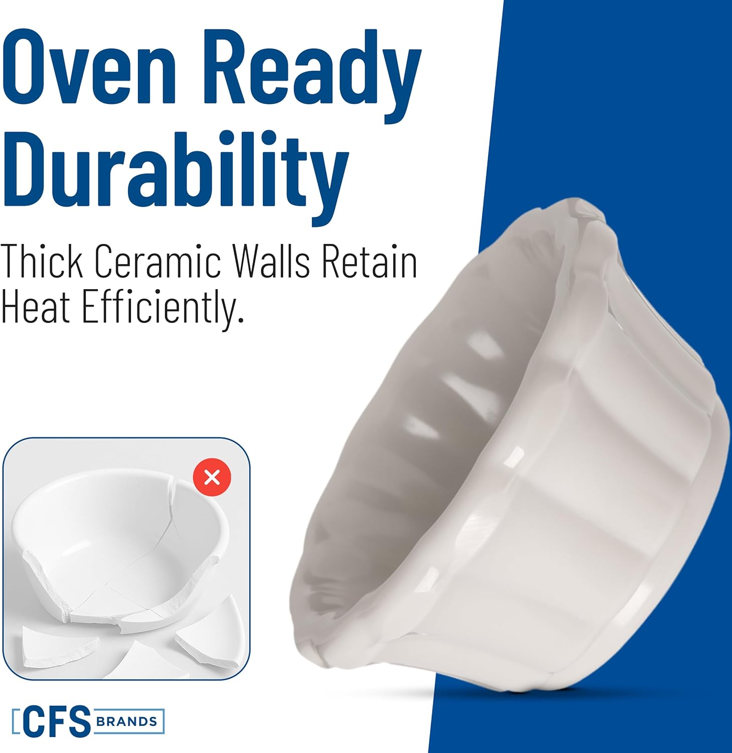 Carlisle FoodService Products Plastic Scalloped Ramekin, Dips and Sauce Bowl for Home, Kitchen, and Restaurant, Melamine, 2 Ounces, Bone, (Pack of 48)