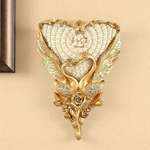 Miniatura 6 de Floreros altos de resina retro de estilo europeo para sala de estar, comedor, dormitorio, cocina, oficina, hotel, decoración de pared, decoración