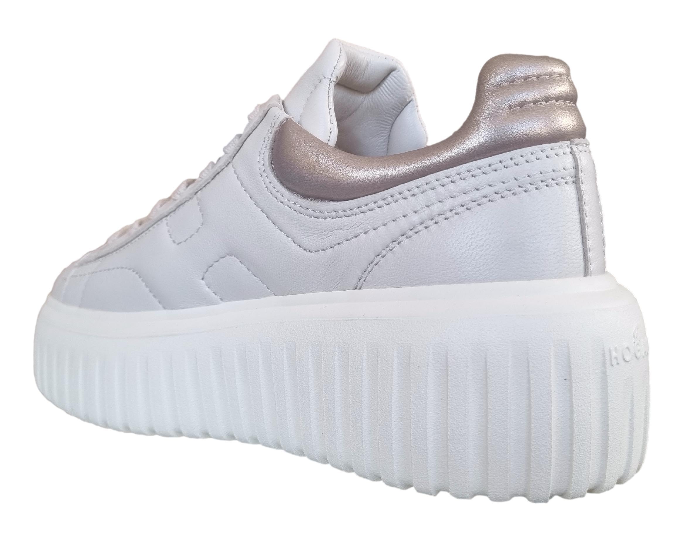 Hogan Zapatillas deportivas mujer H-Stripes HXW6450FC60KU00GAN Marfil y Oro