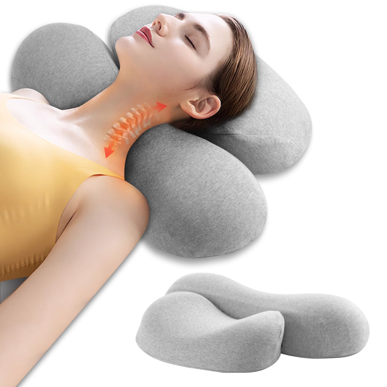 Amazon｜【睡眠の専門家監修】Soomil 枕 低反発 首枕 首が痛くならない