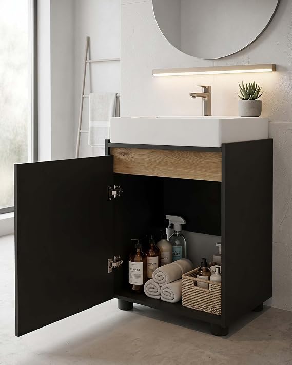 Bathroom Vanity Unit Black