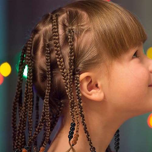 Miniatura 5 de 160 piezas de perlas de madera de barril de agujero grande, cuentas de macramé de madera natural, cuentas espaciadoras sueltas sin terminar, cuentas