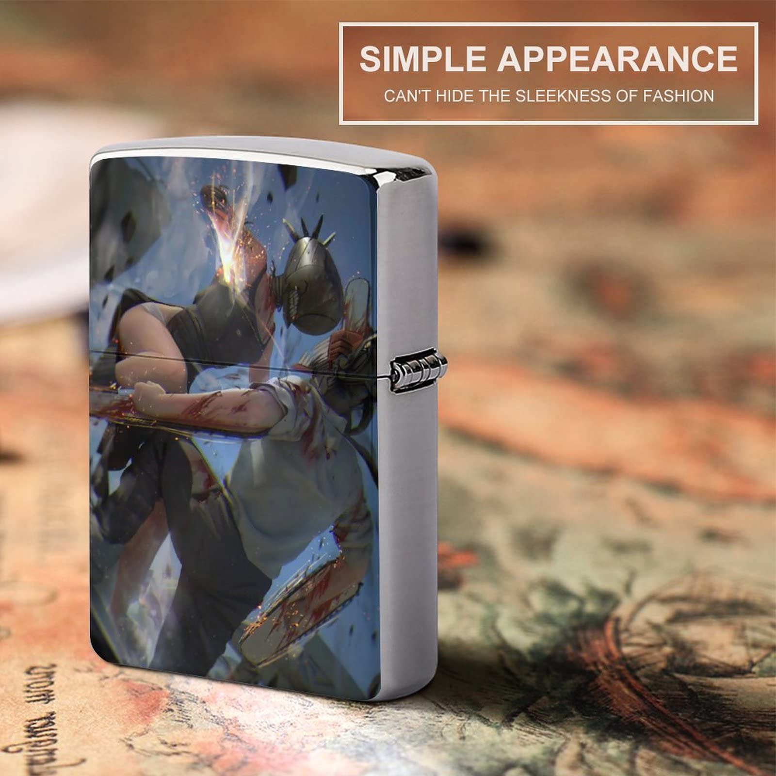 Amazon.co.jp: ジッポライター 外側ケース チェンソーマン デンジ レゼ