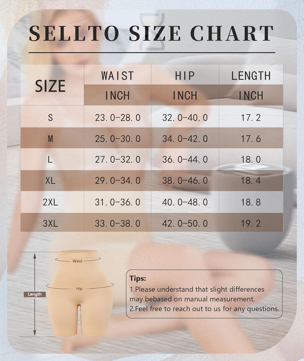 sellto Shapewear Tummy Control High Waisted Body Shaper Shorts Women Smooth Girdles Under Dresses Shorts Thigh Slimmer - Image 6