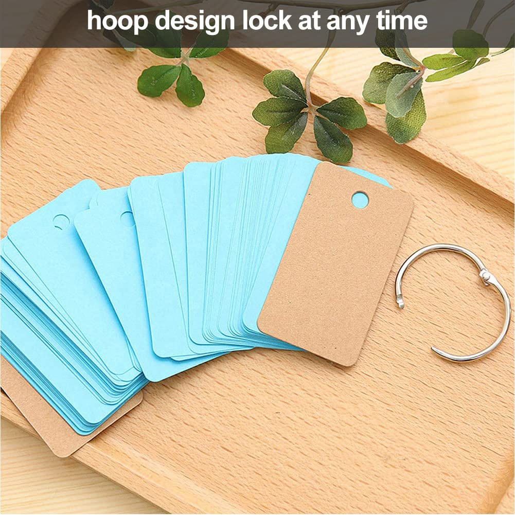 Index Cards with Ring, Flash Cards, Colourful Flash Cards - Image 4