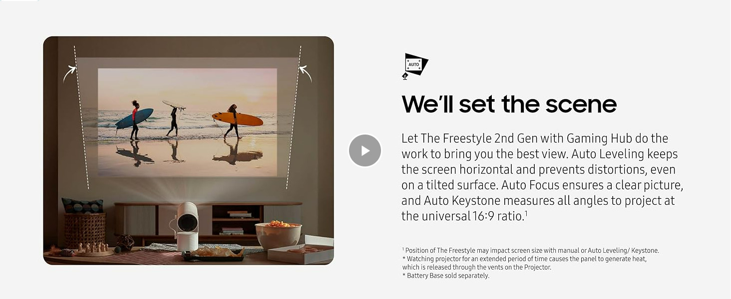 Amazon.com: Samsung SP-LFF3CLAXXZA The Freestyle Projector 2nd Gen
