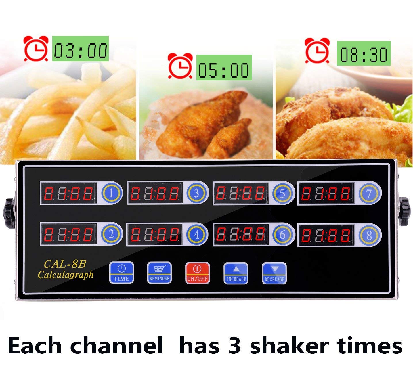 Snapklik.com : Commercial 8 Channel Kitchen Timer Digital Restaurant ...