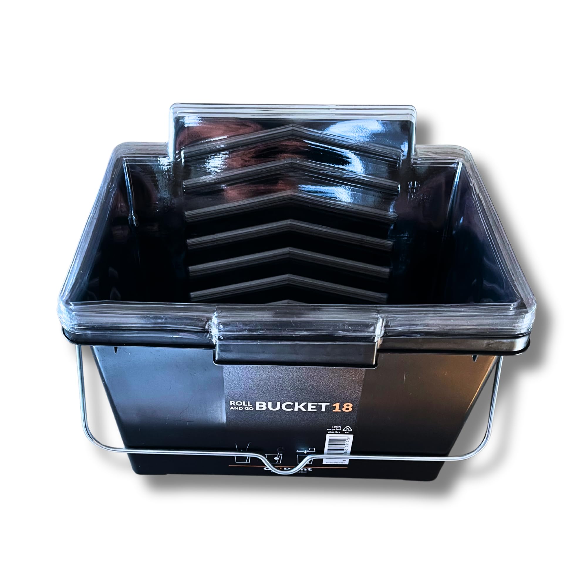Gripper Cloth Black Go Paint 5 Litre Bucket Complete With 3 X 5 Litre Liners
