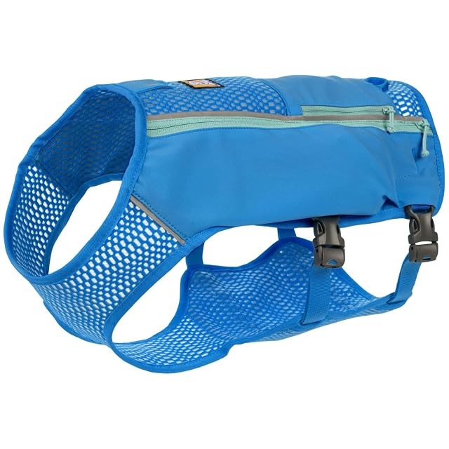 RUFFWEAR Chaleco para perro, Trail Runner, abrigo ligero para correr, chaqueta ajustable con bolsillos