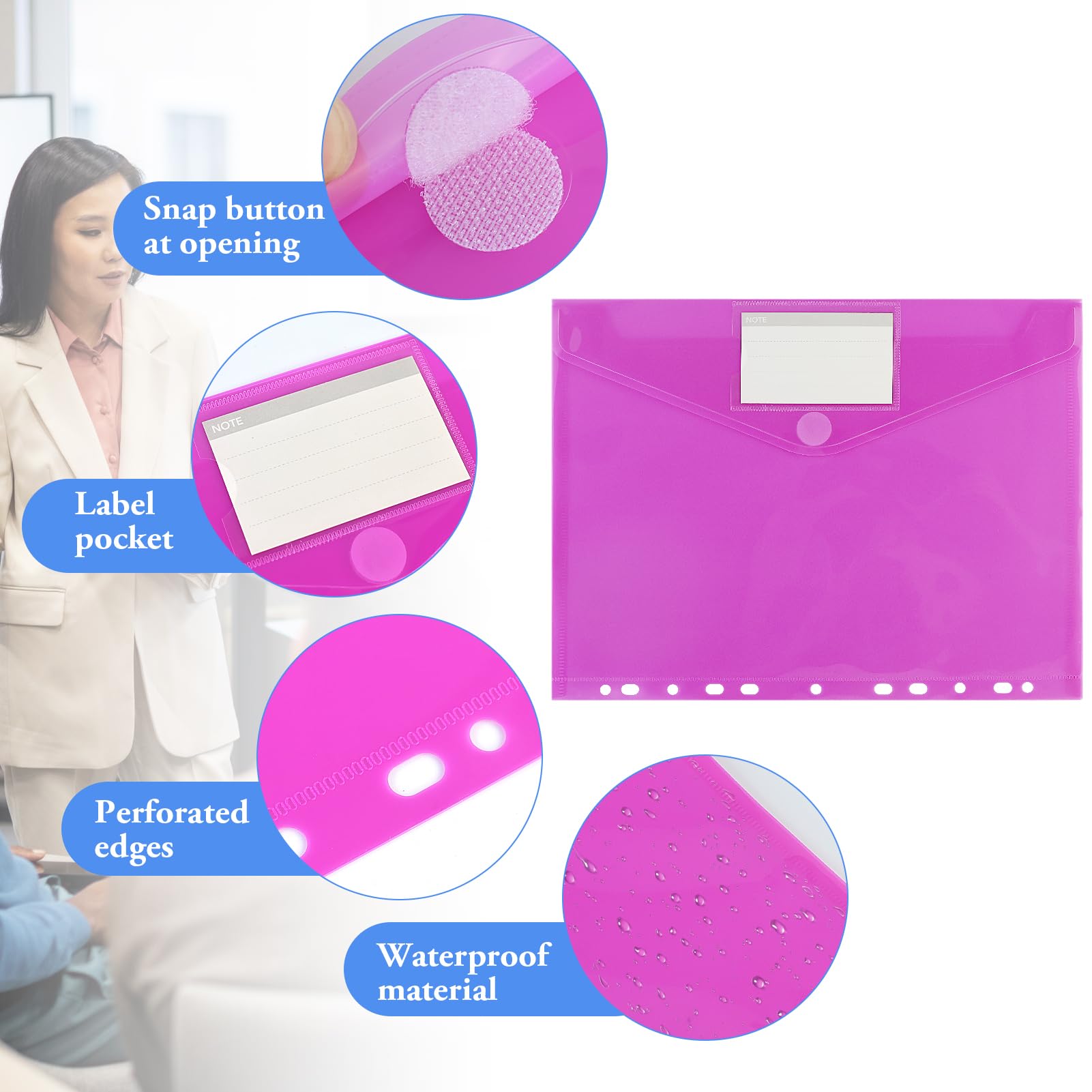 KOKUYO-carpeta Portátil Para Documentos, Carpeta T... – Grandado