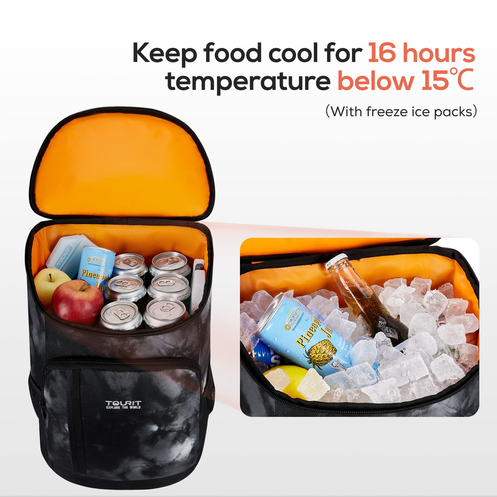 TOURIT Cooler Backpack 30 Cans 