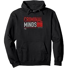 Criminal Minds Distressed BAU Quantico Pullover Hoodie Small