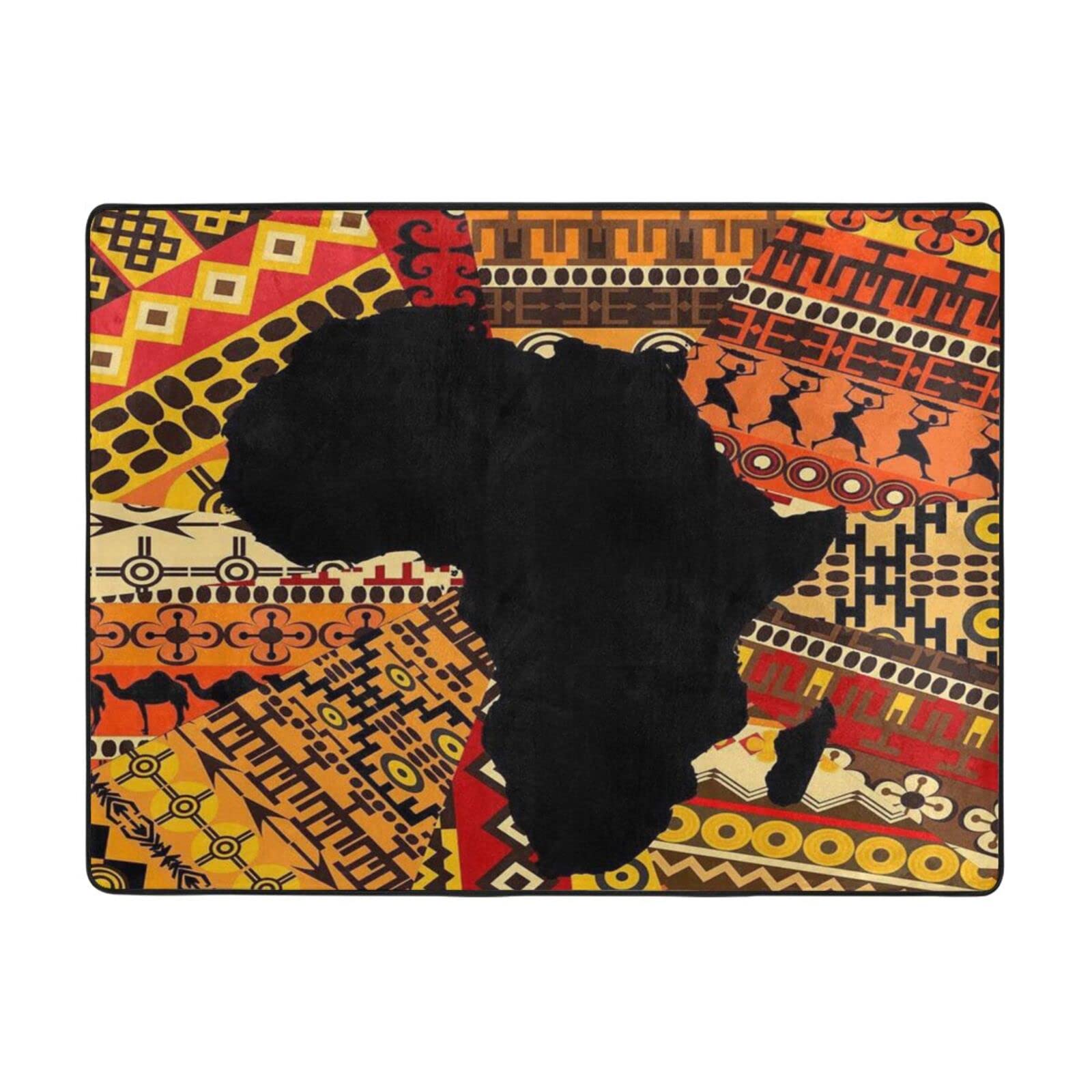Tapis de couloir carte africaine pour réveiller la déco du salon et de la chambre