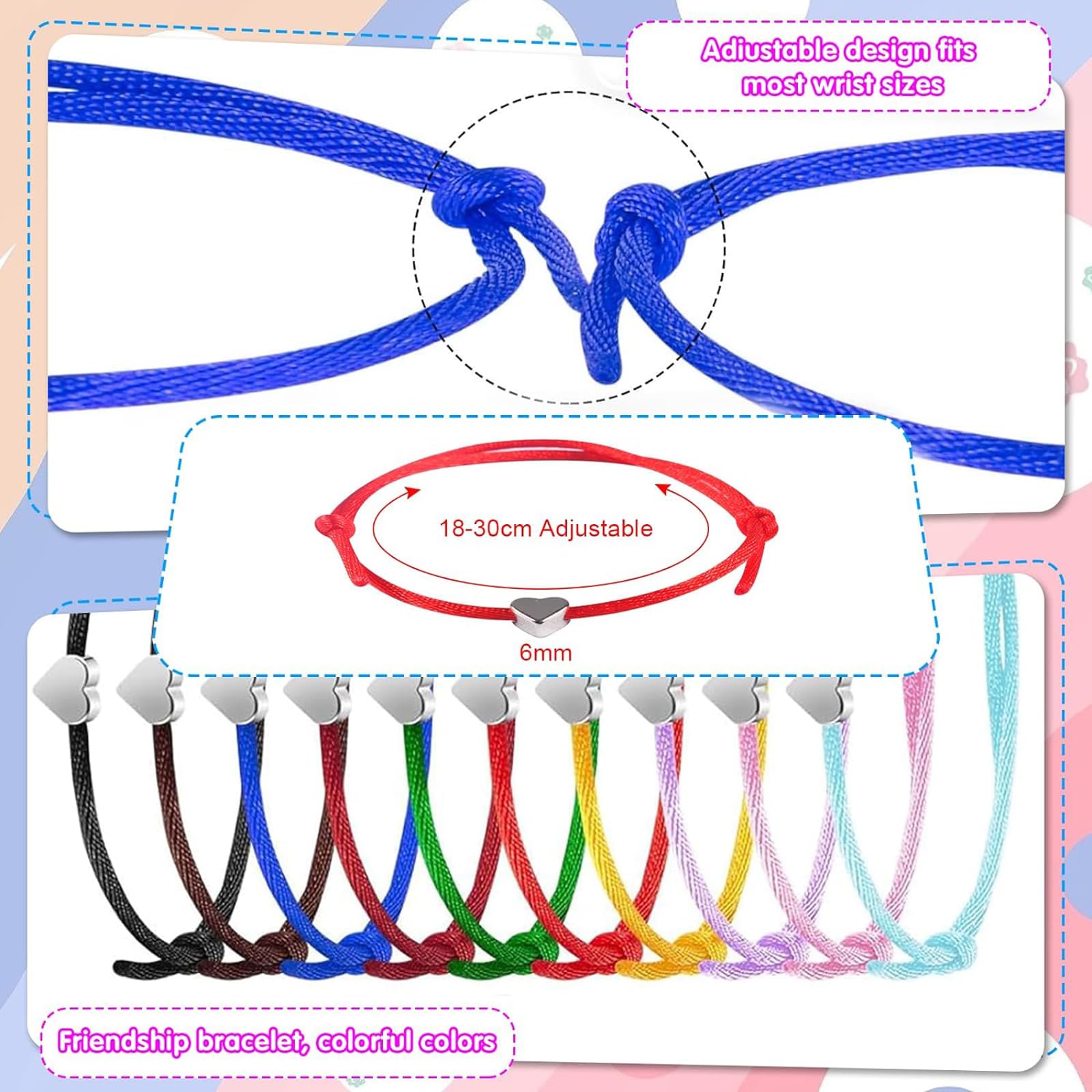 Matite Arcobaleno Set per Bambini 30 Pezzi Multicolori per Disegno Colorazione