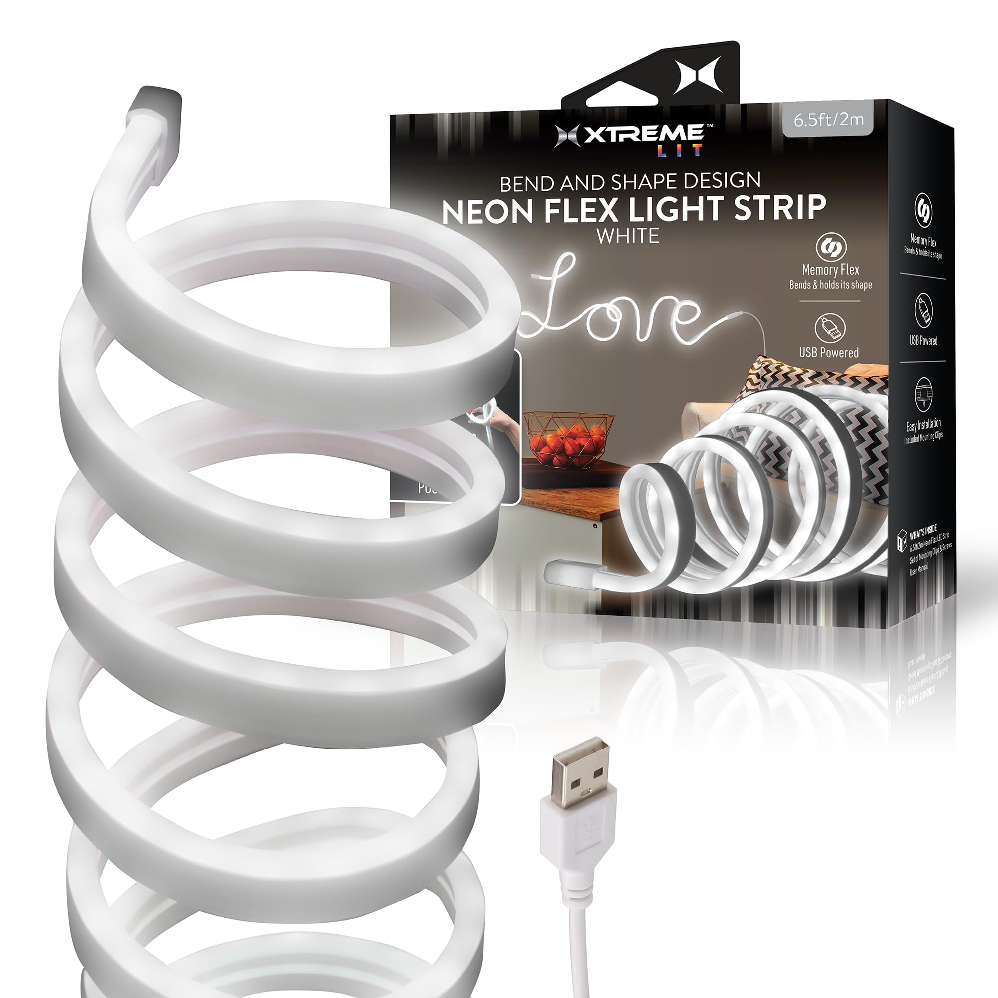 Amazon.com: XTREME Lit 6.5ft Neon Bend and Shape Memory Flex Wire