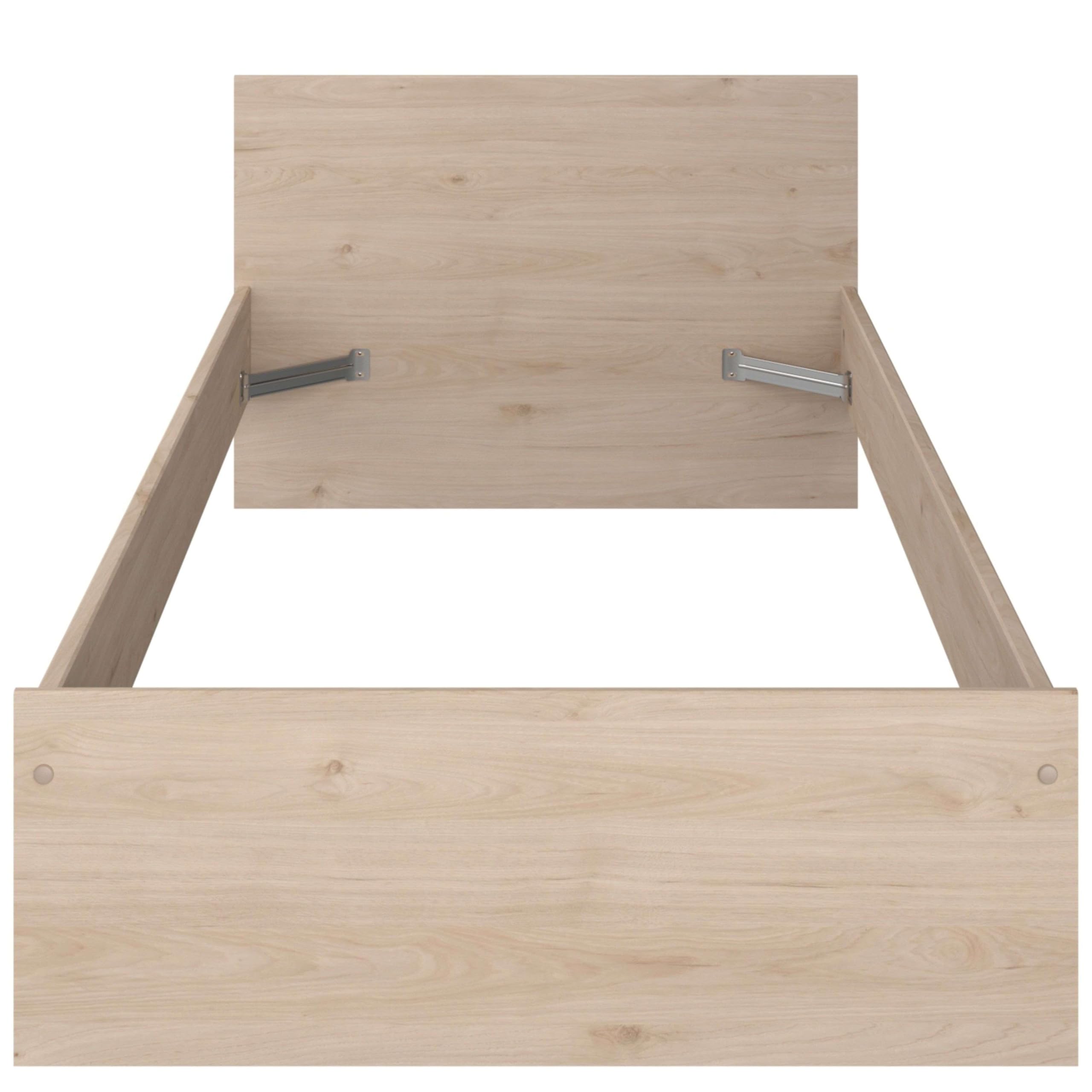 Cama Juvenil Child en color Roble Jackson con 2 cajones 90x190 cm